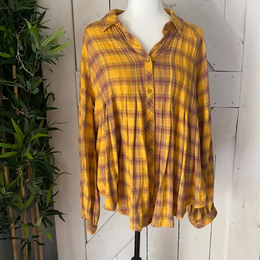 We the Free Plaid - size medium (oversized)